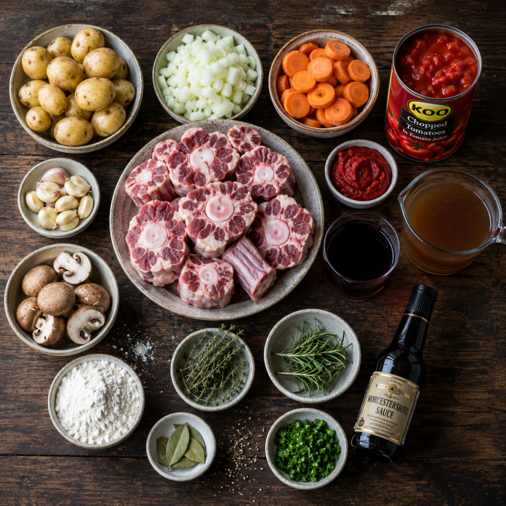 Ingredients Need For South African Oxtail Recipe