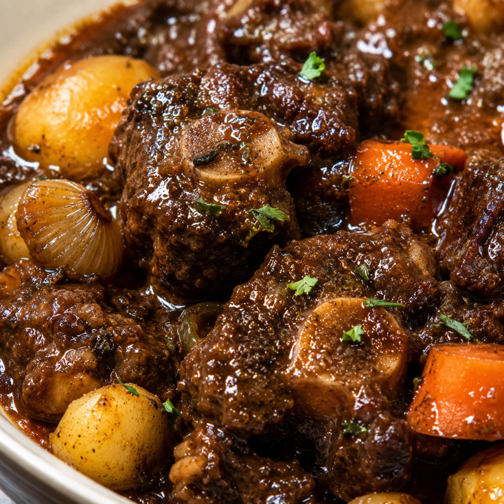 South African Oxtail in a Slow Cooker