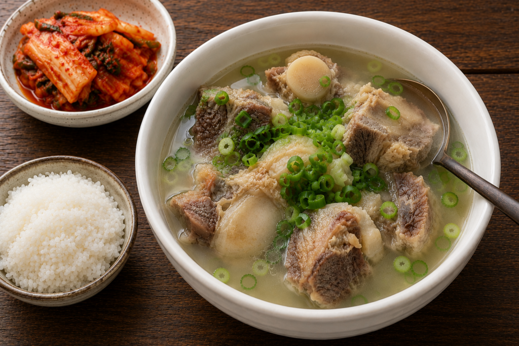 Side dishes with Korean Oxtail Soup Recipe