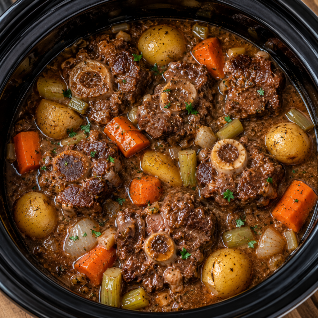 How To Make Slow Cooker Oxtail Stew Recipe?