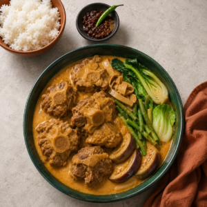 Slow Cooker Oxtail Kare-Kare Recipe