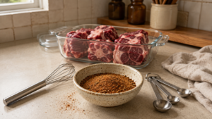 Homemade Oxtail Seasoning Recipe with 17 spices and raw oxtail