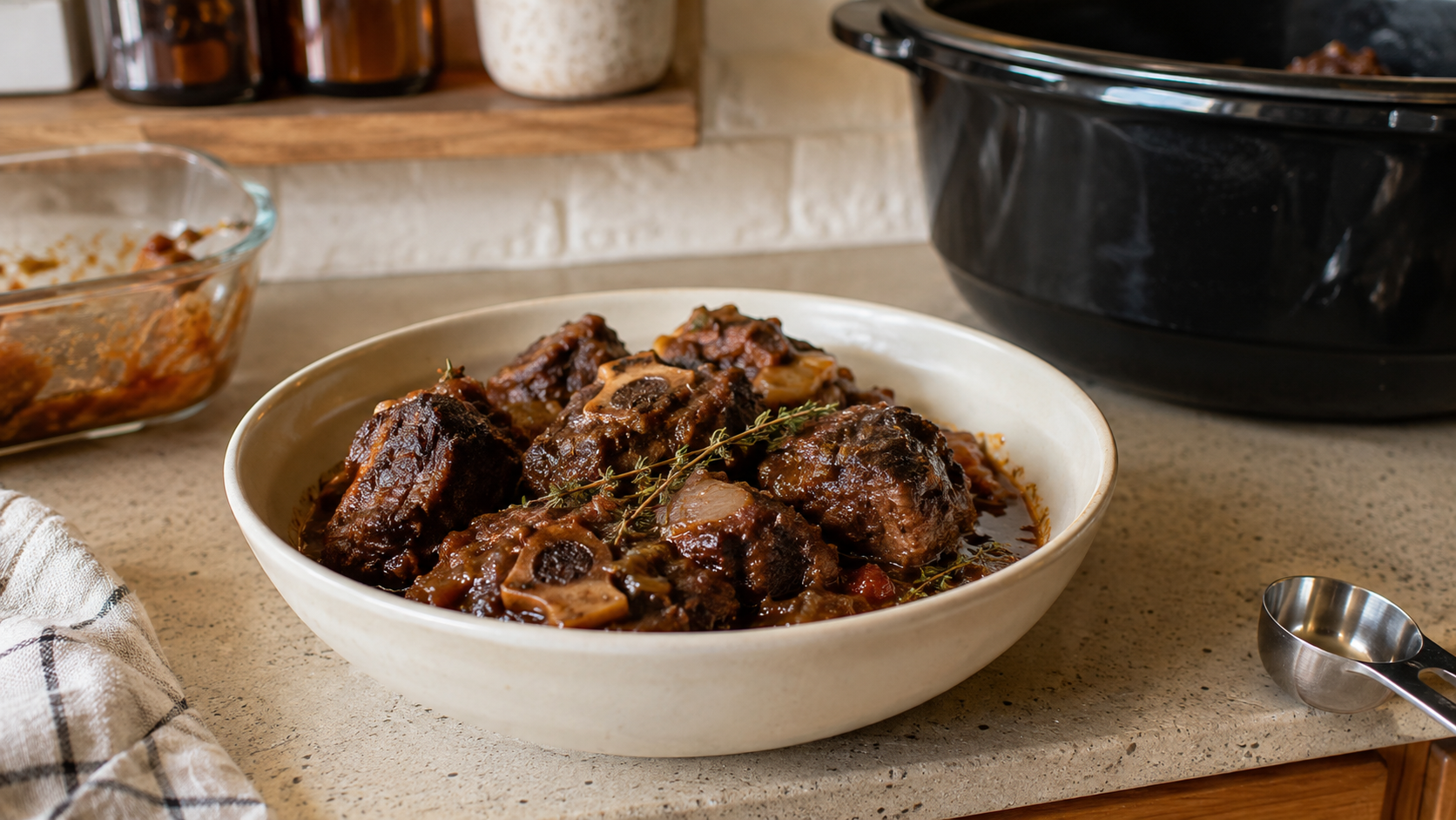 Slow cooker Haitian oxtail recipe
