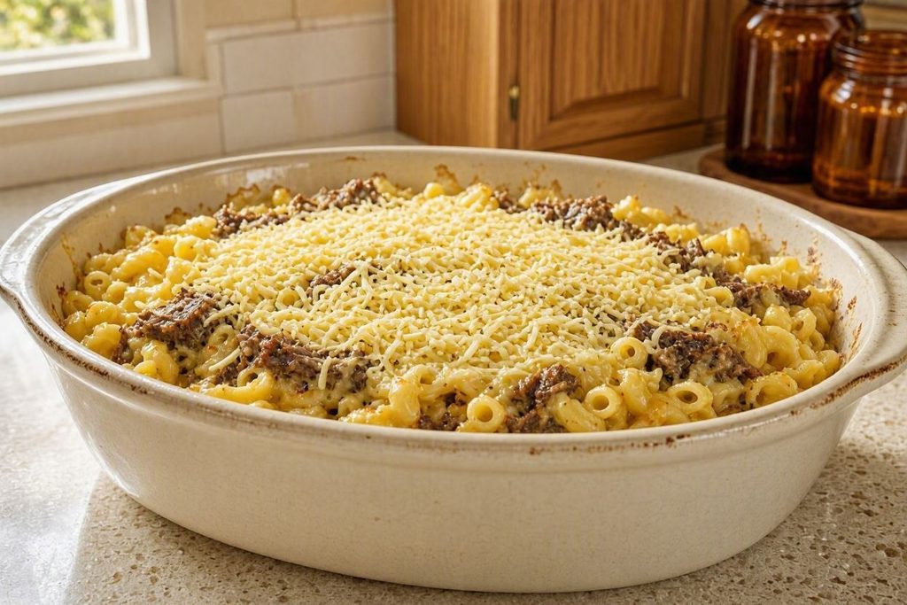 Should You Mix the Oxtail Into the Mac and Cheese or Layer It?