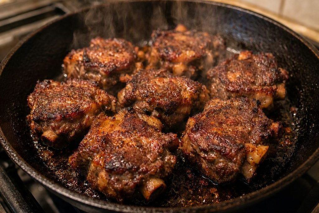 Slow Cooker Oxtail Birria Tacos With Rich Chile Consommé